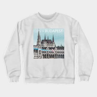 Fly to Budapest Crewneck Sweatshirt